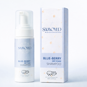 Blue berry dry bath shampoo